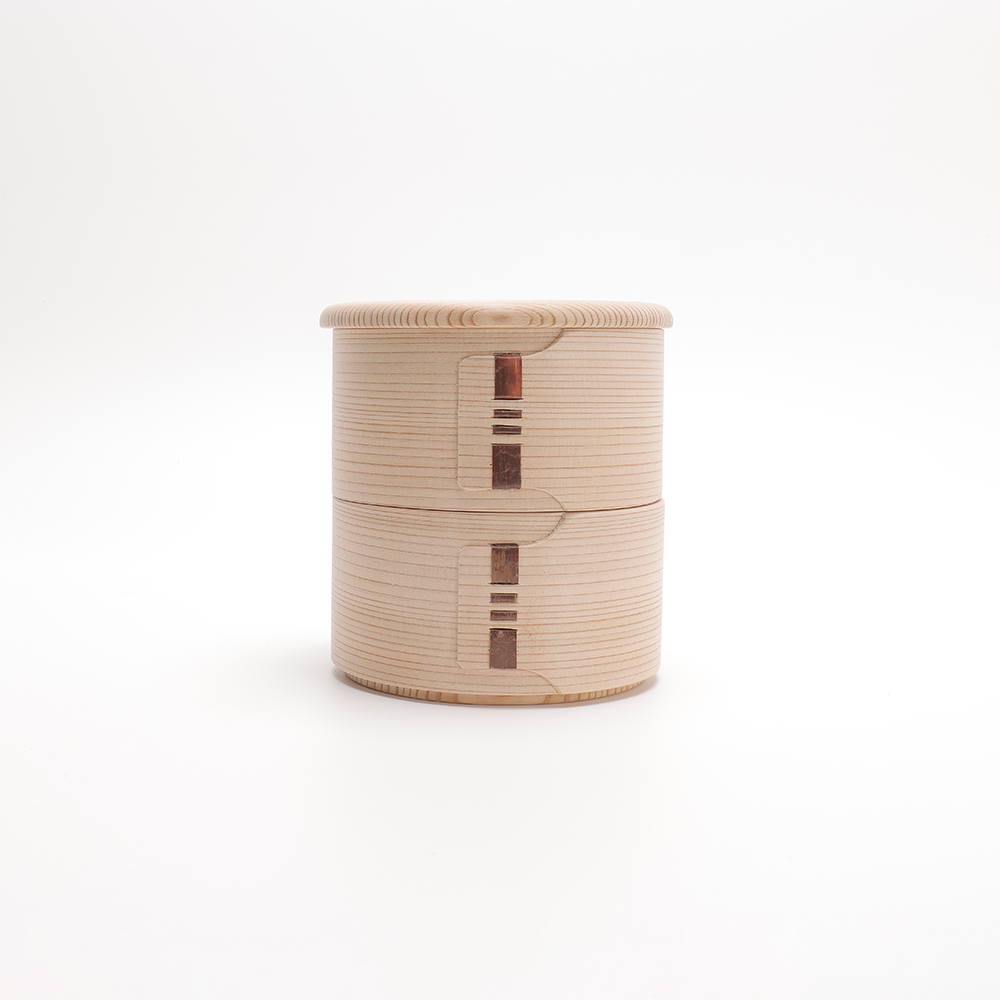 白木 雪だるま弁当箱 | 柴田慶信商店 秋田県大館市