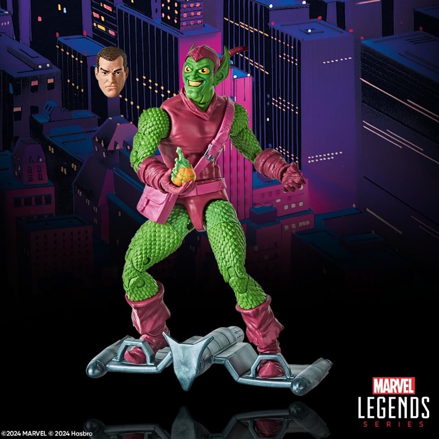 Marvel Legends Professor X & Retro Green Goblin Reissue Figures Up