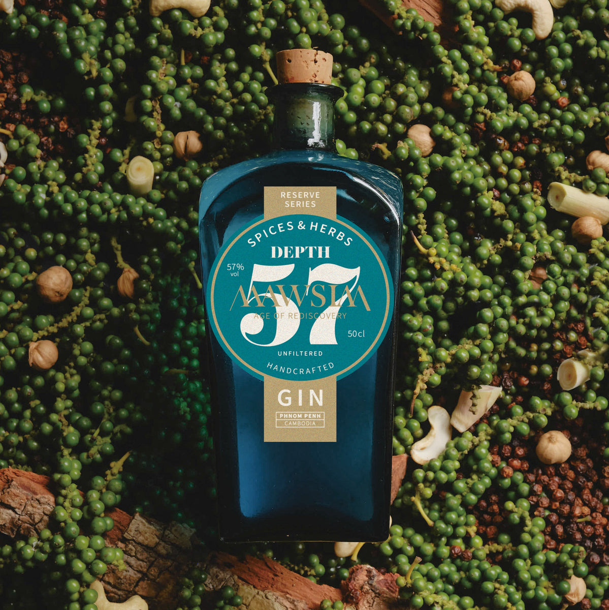 GIN｜Spices & Herbs Depth 57 | MAWSIM CRAFTED GIN ＆ PEPPER