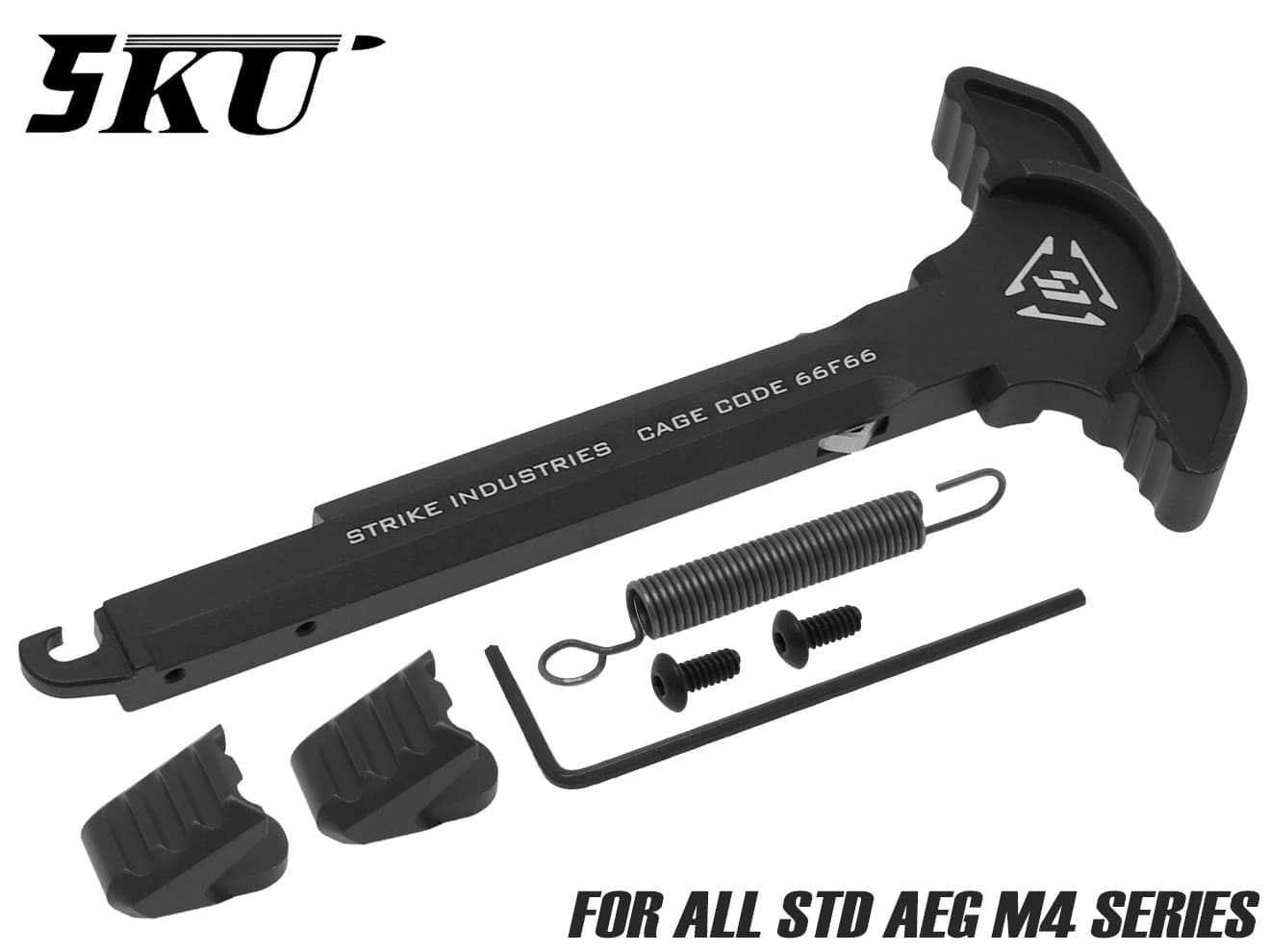 5KU STRIKE INDUSTRIES ラッチレス チャージングハンドル for AEG M4