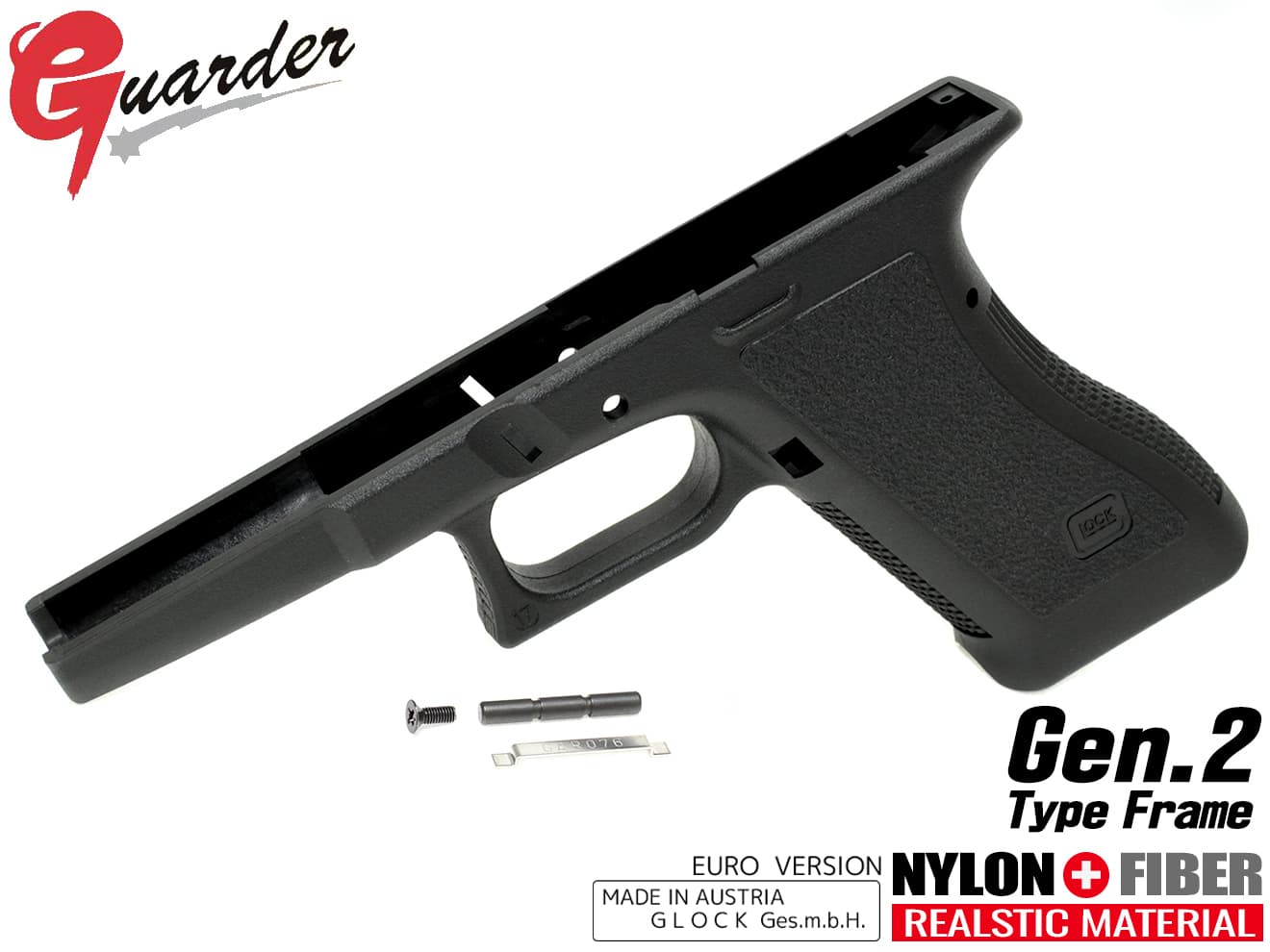 GUARDER GLOCK Gen.2 オリジナルフレーム EURO ver BK 東京マルイ GBB