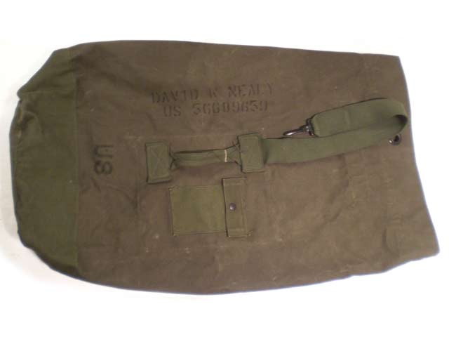アメリカ軍コットンダッフルバッグ ベトナム戦争60年代後半 アメリカ軍