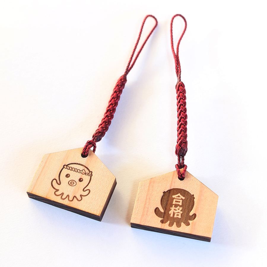 オクトパス君」絵馬ストラップ