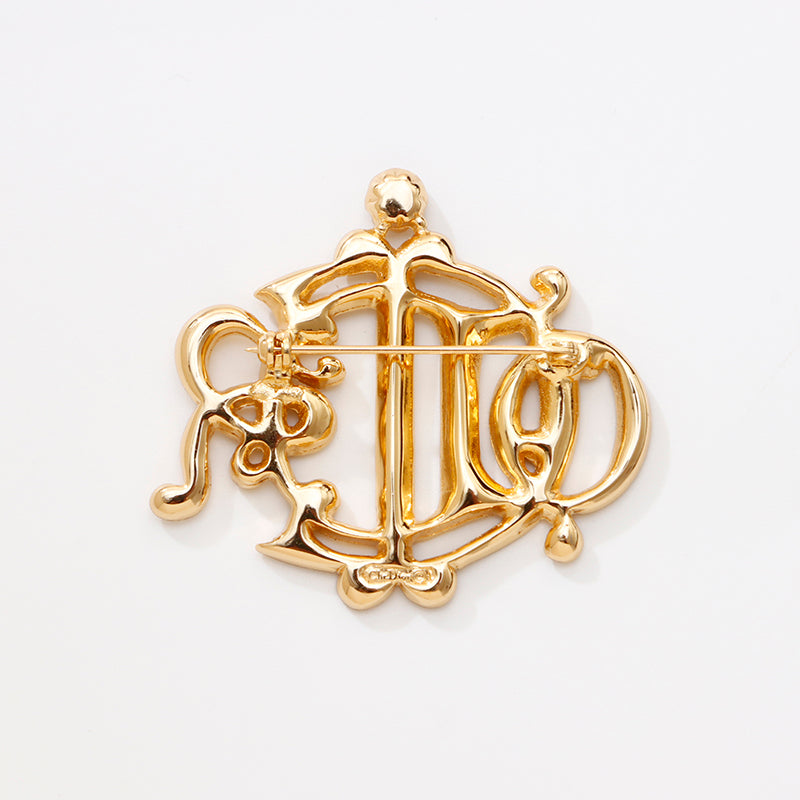 クリスチャンディオール エンブレムロゴ ブローチ 割引 クリスチャン