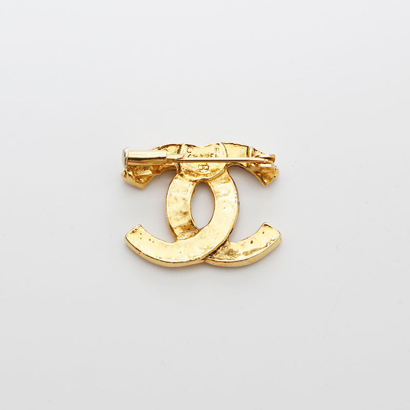 ☆美品☆ビンテージシャネル クロスブローチ☆1990年代☆ゴールド