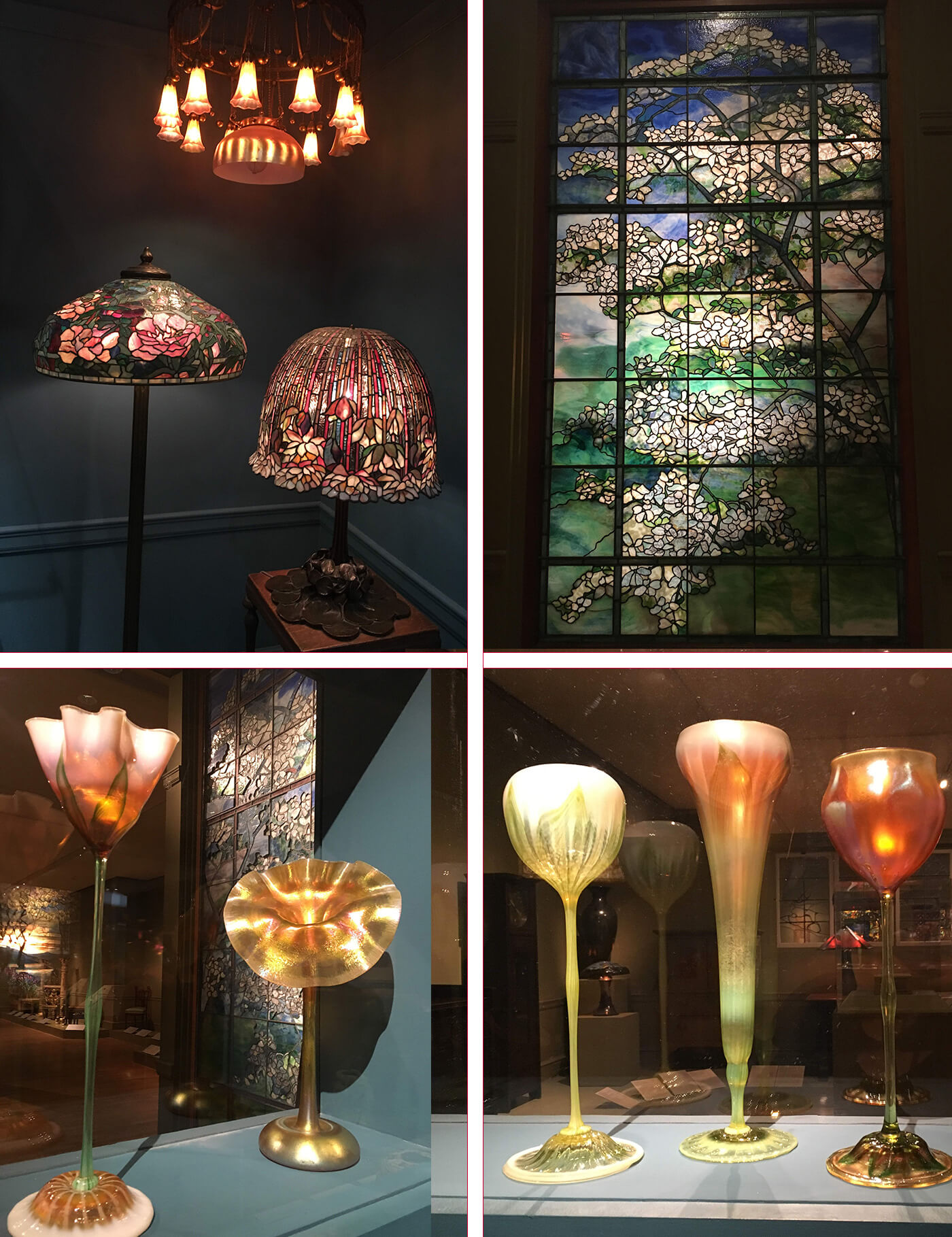 ニューヨーク メトロポリタン美術館ステンドグラス 太陽と月 グラス