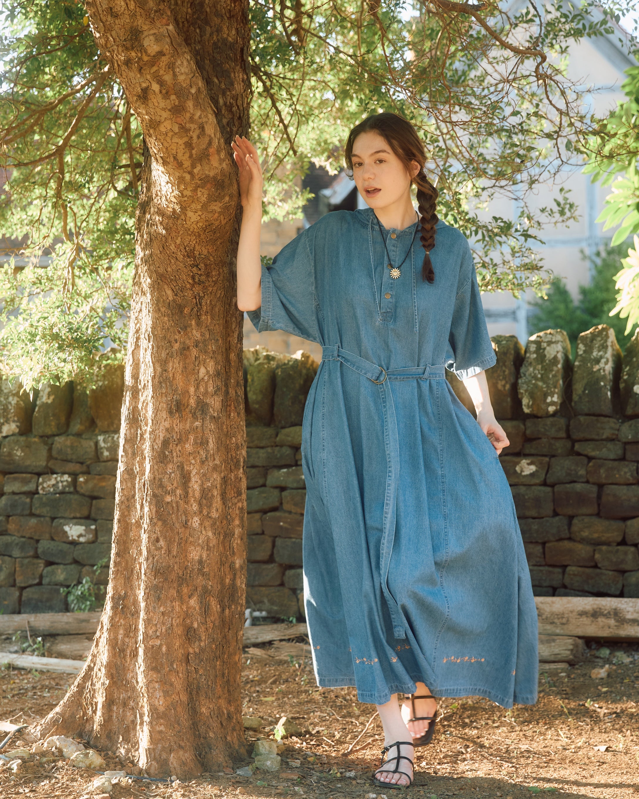 naptime Nissyノースリーブバルーンワンピース バルーンノースリーブ