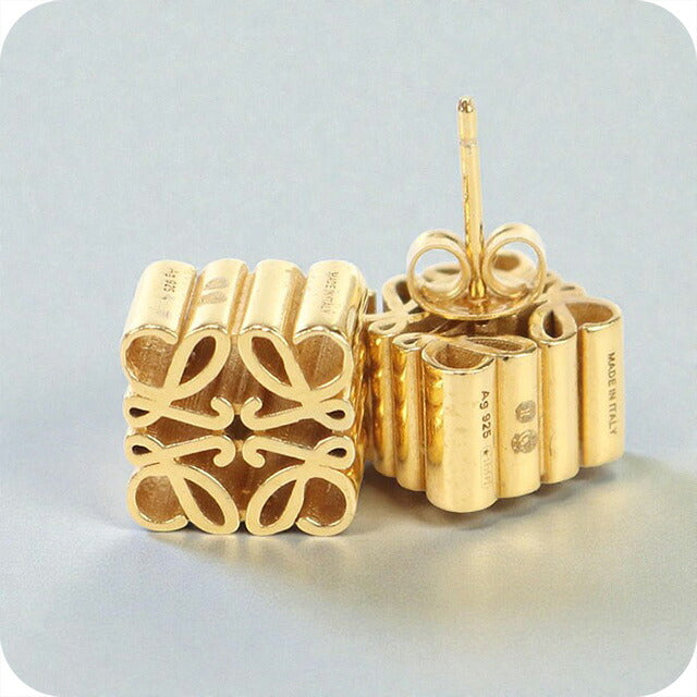 中古 ロエベ ピアス レディース ブランド LOEWE アナグラム J821239X04