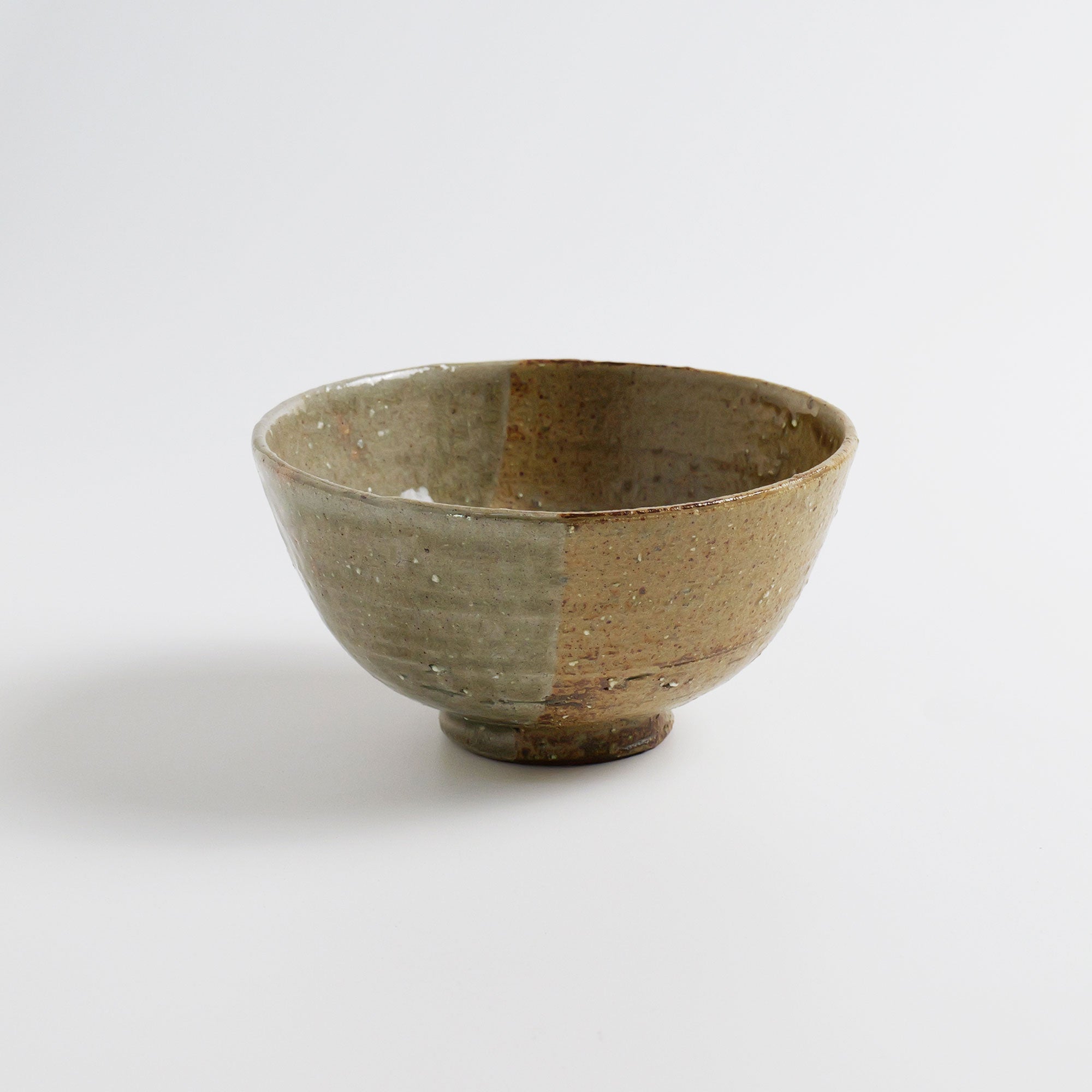 煎茶道具 瀬戸焼 陣出窯 澤田酔云作 線文 湯呑 十客 共箱 C R7149 煎茶