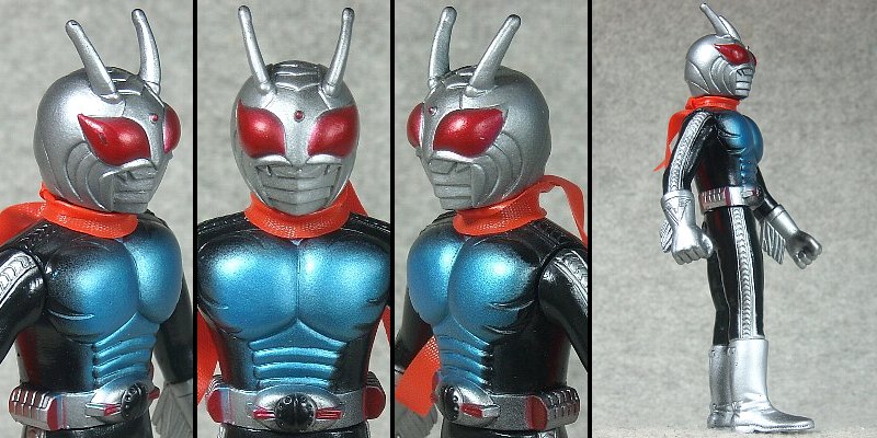 ☆未使用 仮面ライダースーパー1 撃滅ドグマ軍団 ソフビ ポピー 未使用