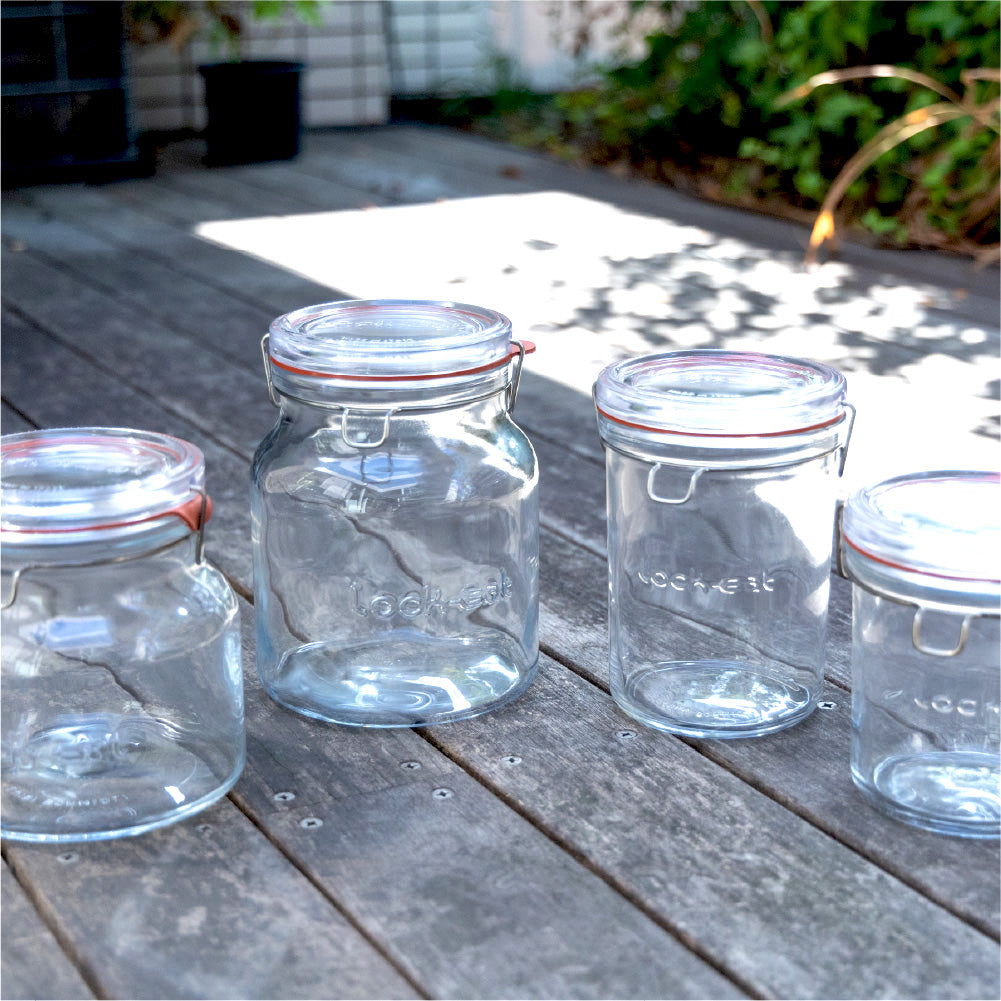 果実酒やお米の保存容器として】【置きっぱなしでも様になるデザイン