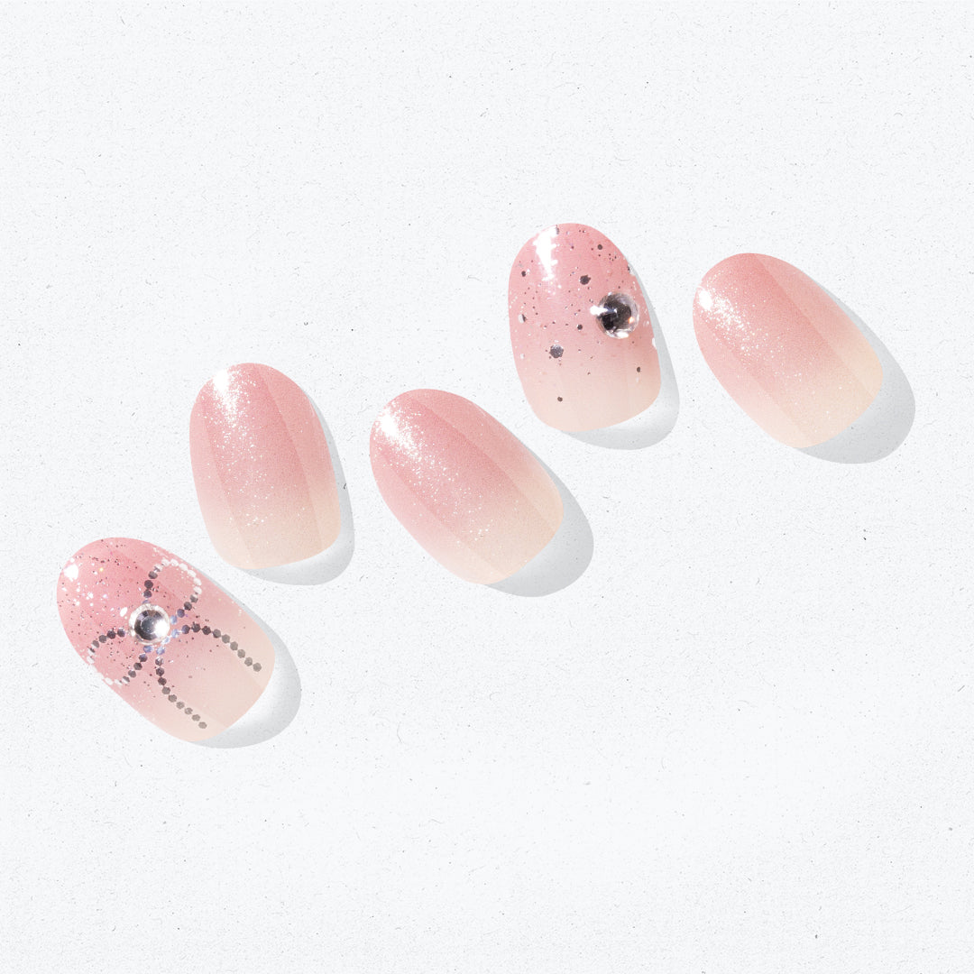 フェントン ラージ ピンクホブネイルオパルセントガラス ラウンド