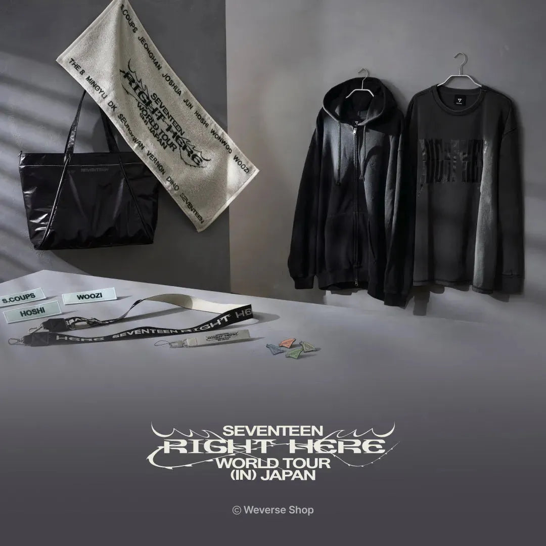 SEVENTEEN JAPAN NEW_ ジップアップフーディーLサイズ SEVENTEEN WORLD