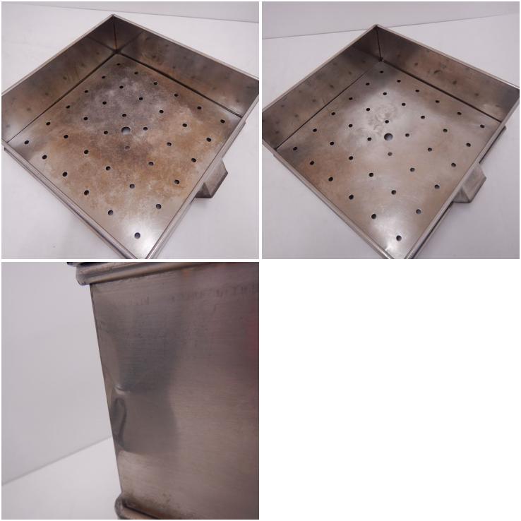 ステンレス製2段蒸し器中古350⁄350⁄400
