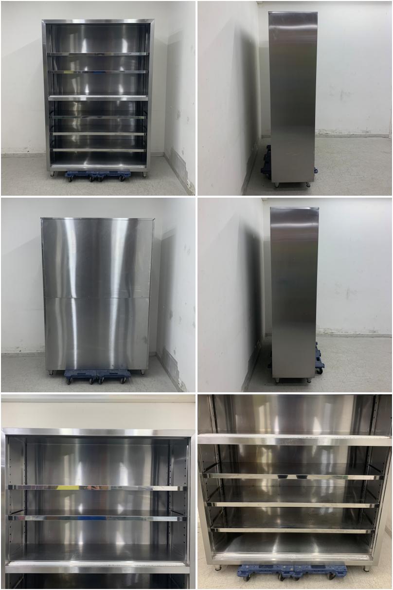 中古】M▽業務用 厨房 作業台 棚 ステンレス バックガード (Fe1827