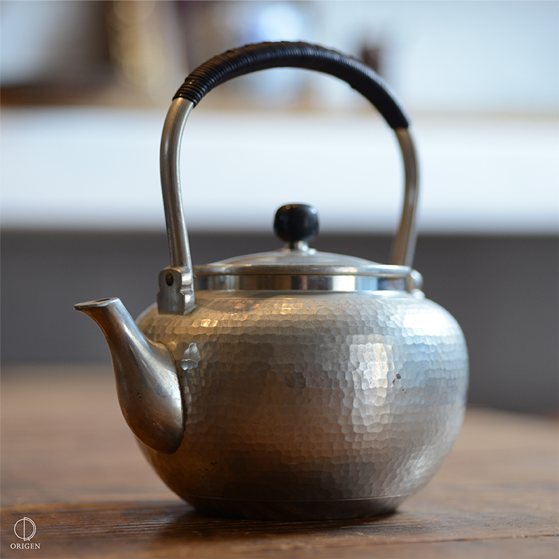 三世 秦蔵六 蔵六 純銀七壽酒注 一双 純銀 急須 水注 共箱付き 本物