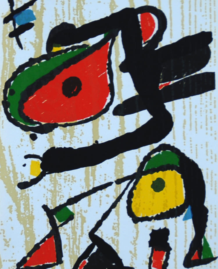 ジョアン・ミロオリジナルリトグラフNO3