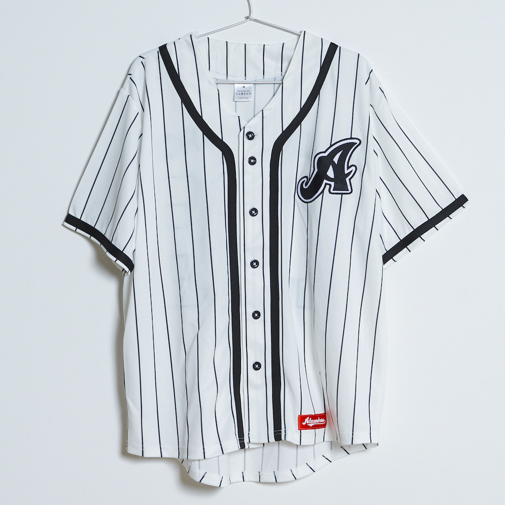 BASEBALL SHIRT (WHITE STRIPE) | [Alexandros] | VIP PARTY 2018