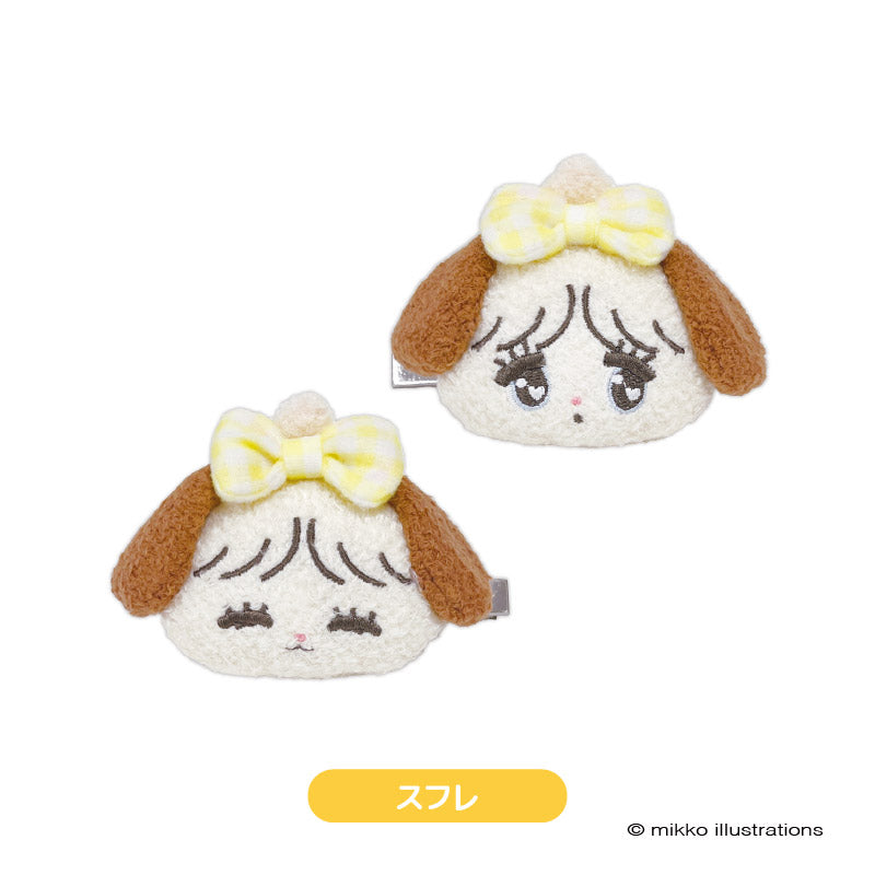 mikko illustrations(ミッコ)』ぬいぐるみへアクリップ スフレ – Anime