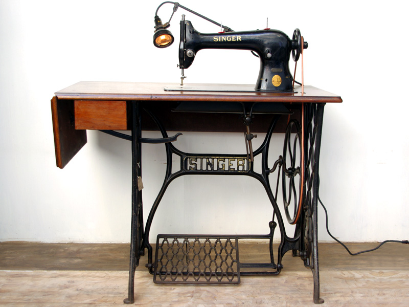 SINGER 31-20 シンガー製工業用足踏みミシン 足踏みミシン・手回し