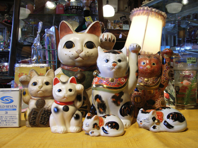 アンティーク招き猫