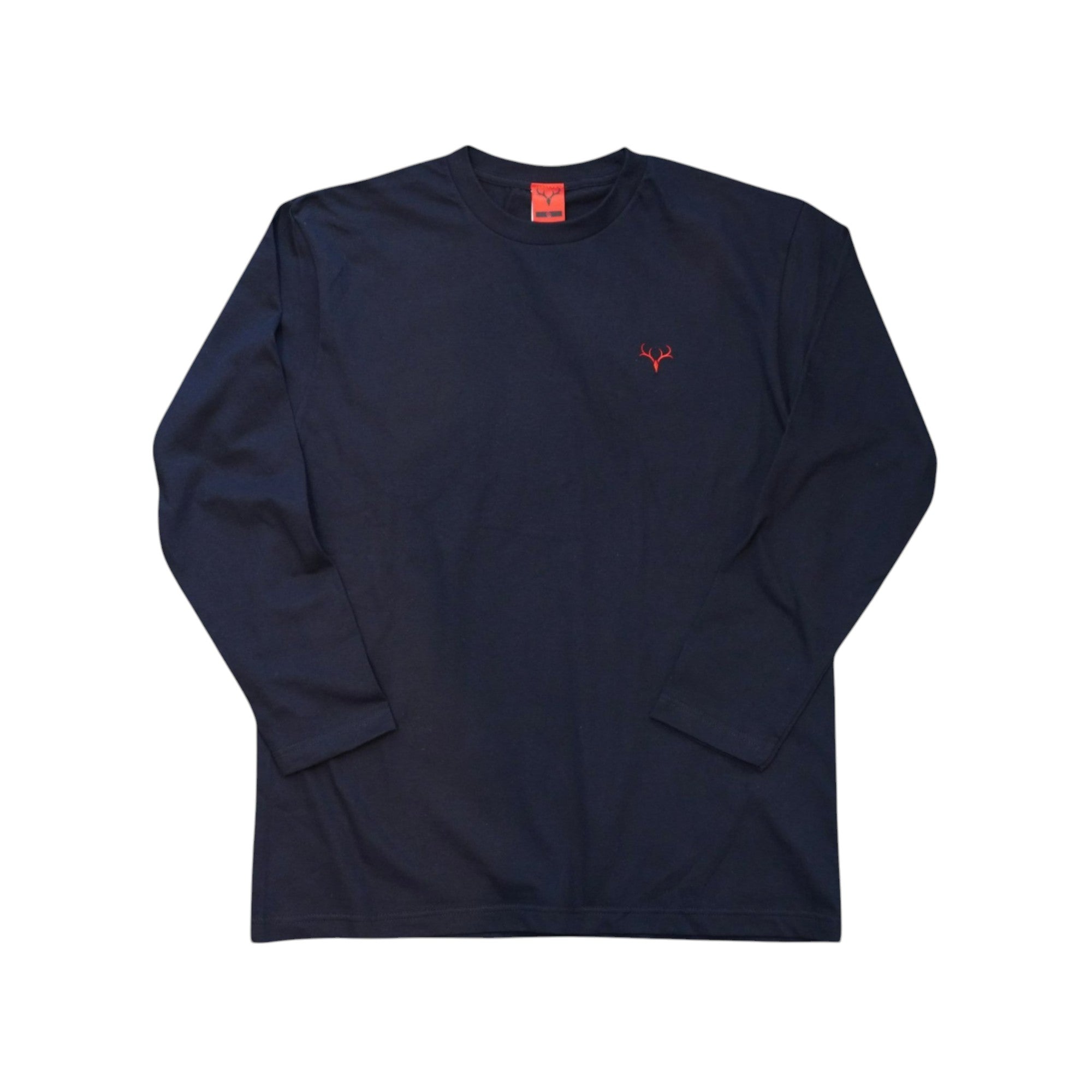 刺繍ロゴロングスリーブTシャツ（ネイビー）キッズ – 鹿島アントラーズ