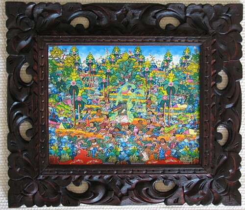 井上司「夜明けの川」油彩 P6号