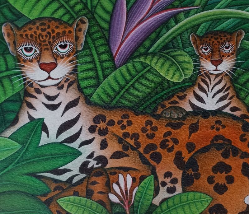 バリ島 バリアート 絵画 細密画 MADRA 2024 バリ島 バリアート 絵画