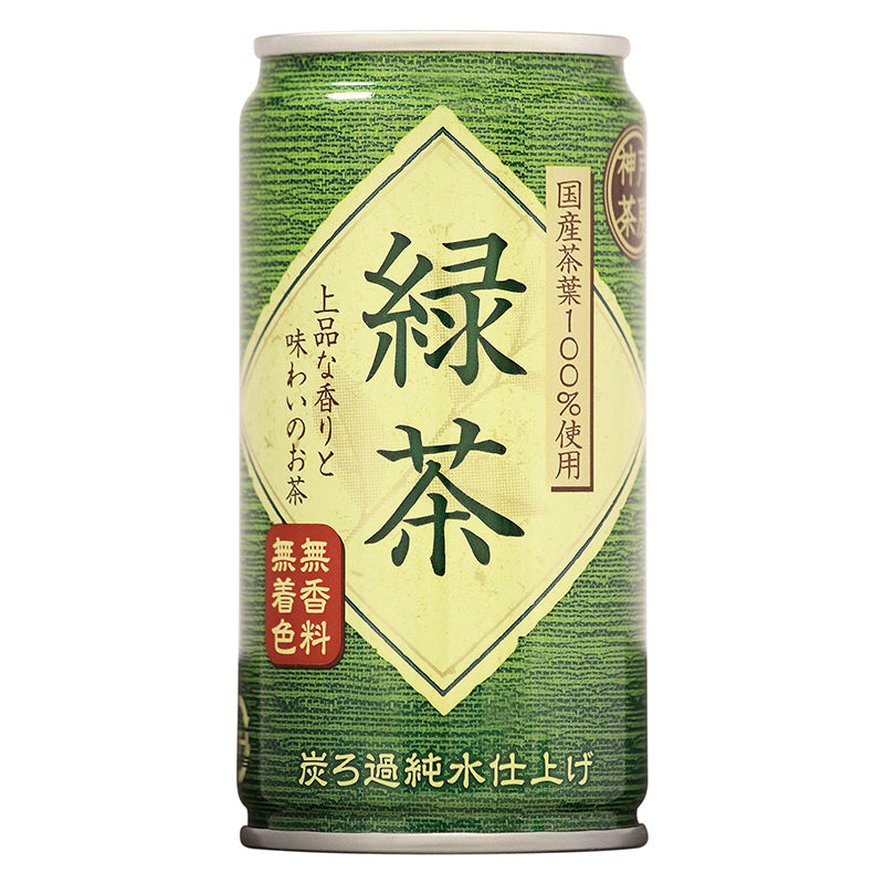 神戸茶房 緑茶 缶 185g [ 国産茶葉100% 無香料 無着色 ] | Tasty World