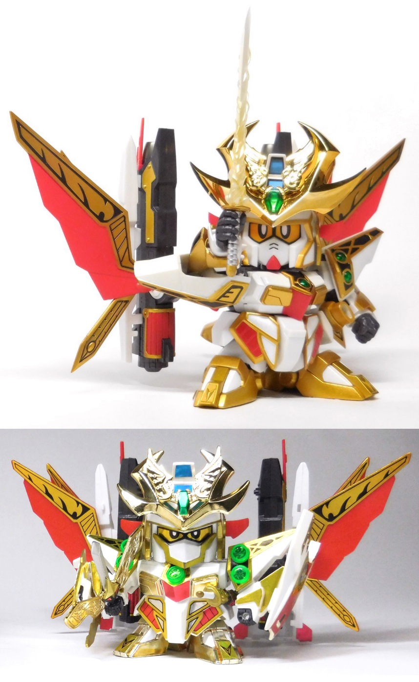 抽プレ当選品LIMITED版金メッキ 初代頑駄無大将軍(BB戦士 SDガンダム