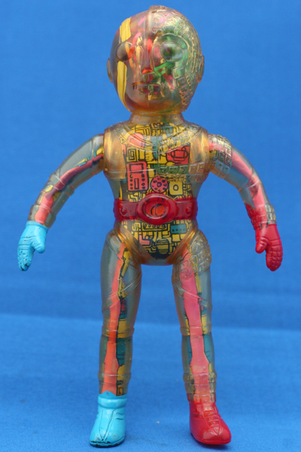 在庫最後 改造人間 キカイダー ソフビ スケルトン クリア 25cm