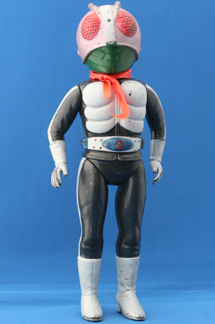 h*k様 仮面ライダー ソフビ人形○キングサイズ○旧バンダイ○状態