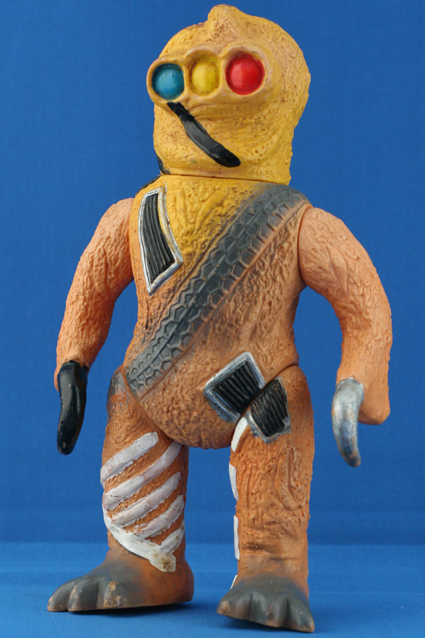 クルマニクラス「スペクトルマン」登場怪獣（マスダヤ）ソフビ黄色