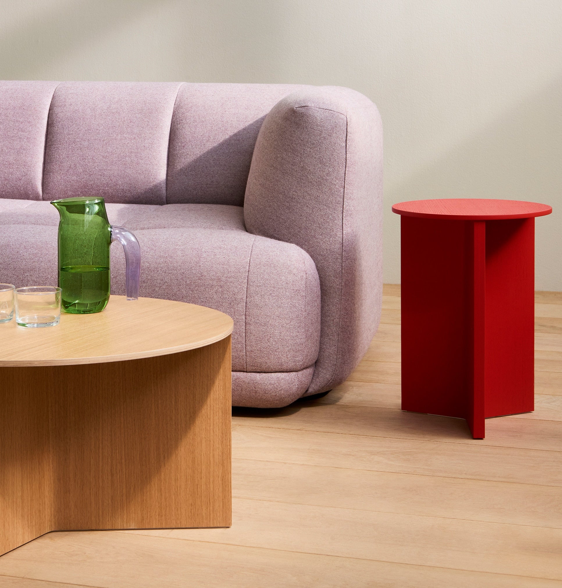 HAY ヘイ SLIT TABLE WOOD ROUND スリットテーブル ウッド ラウンド