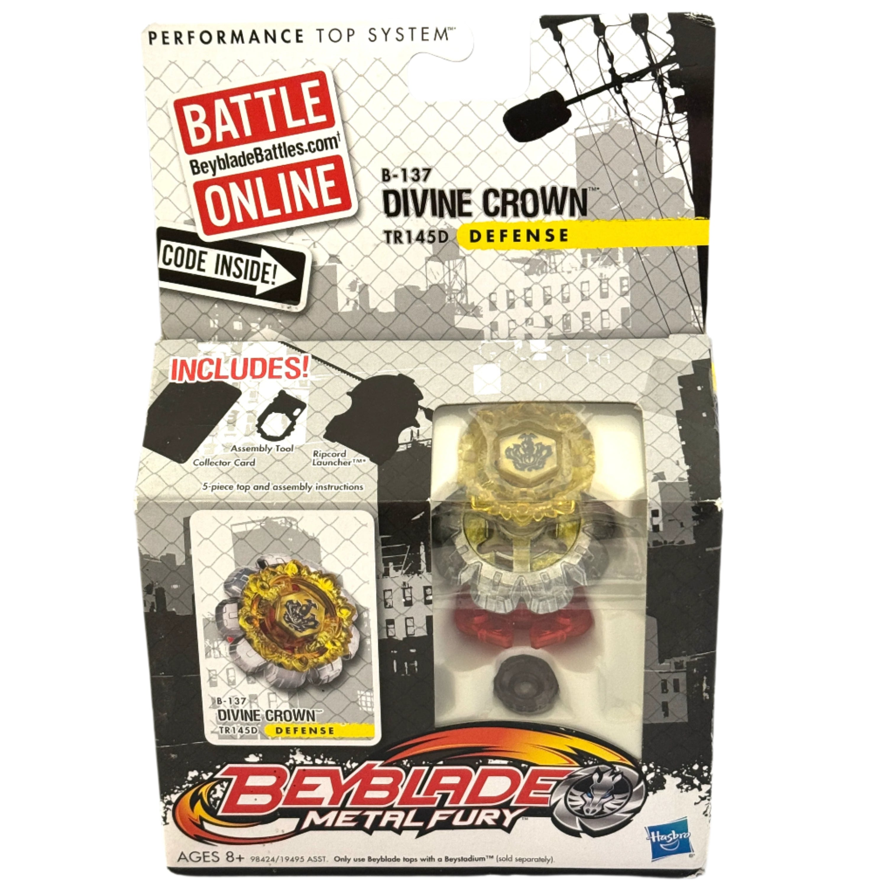 B-137 Hasbro Metal Fury Divine Crown TR145D Defense
