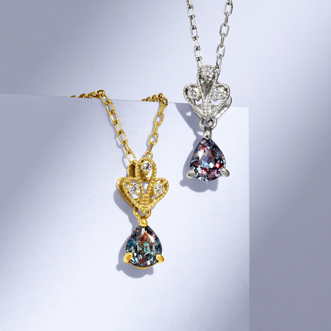 店舗限定】ベキリーブルーガーネット K18/PTペンダントトップ・ジュディトS