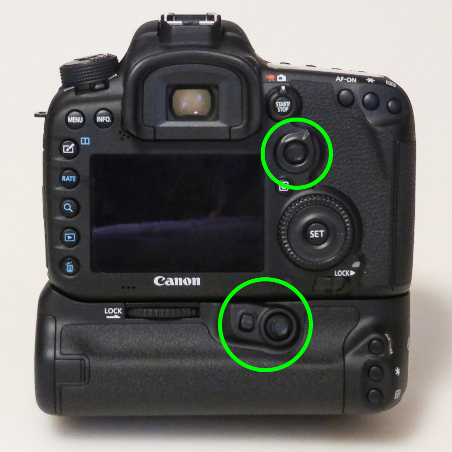 Canon キャノンEOS7Dデジタル一眼レフ バッテリーグリップセット