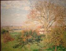 カミーユ・ピサロオペラ大通り 雪の効果 朝