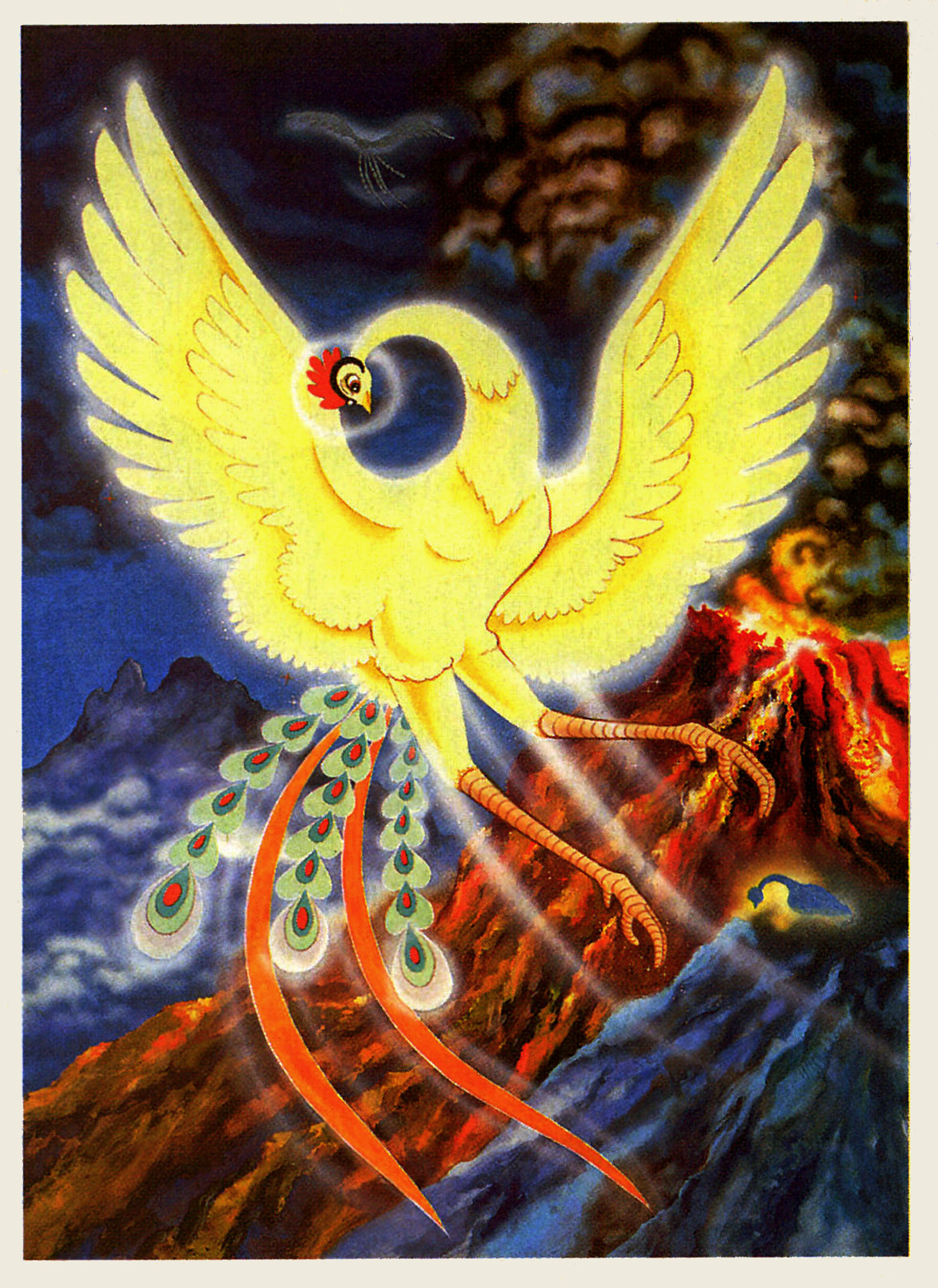 闇の世界と光の世界を行き交う死と再生を繰り返す不死鳥｢火の鳥