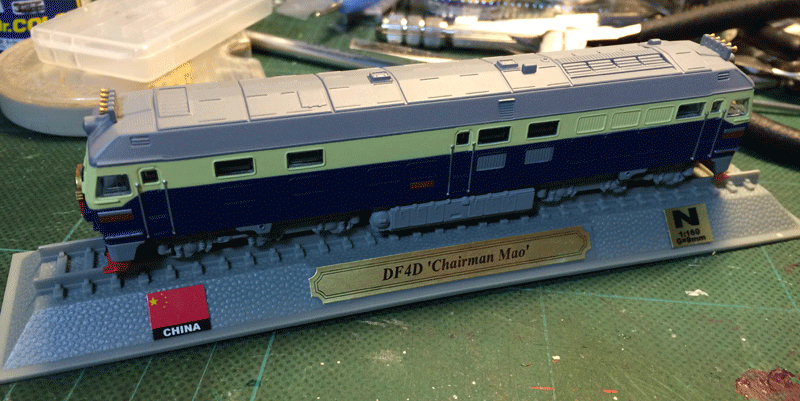 中国型Nゲージ DF4D-3299 ディーゼル機関車模型 中国型Nゲージ DF4D