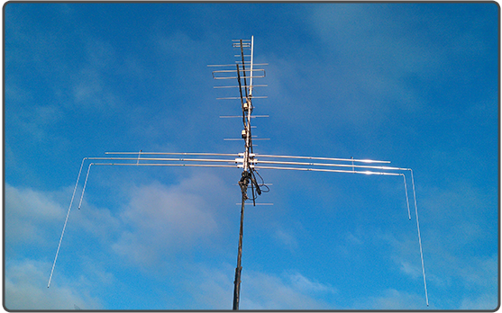 JACOM 3バンド ロータリーダイポール RT-3N / ミニマルチアンテナ