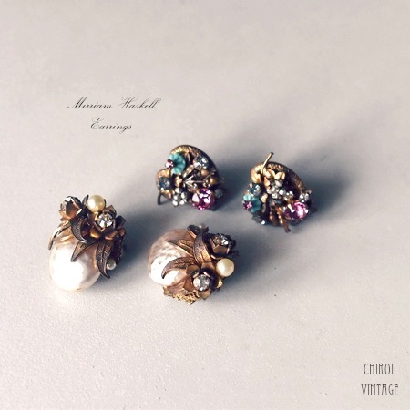 Miriam Haskell ミリアムハスケル イヤリング入荷！ | Antique