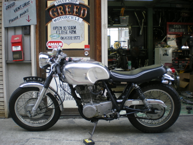 SR400 SR500 BSAタイプ アルミタンク SR400 デイトナ製BSAアルミタンク