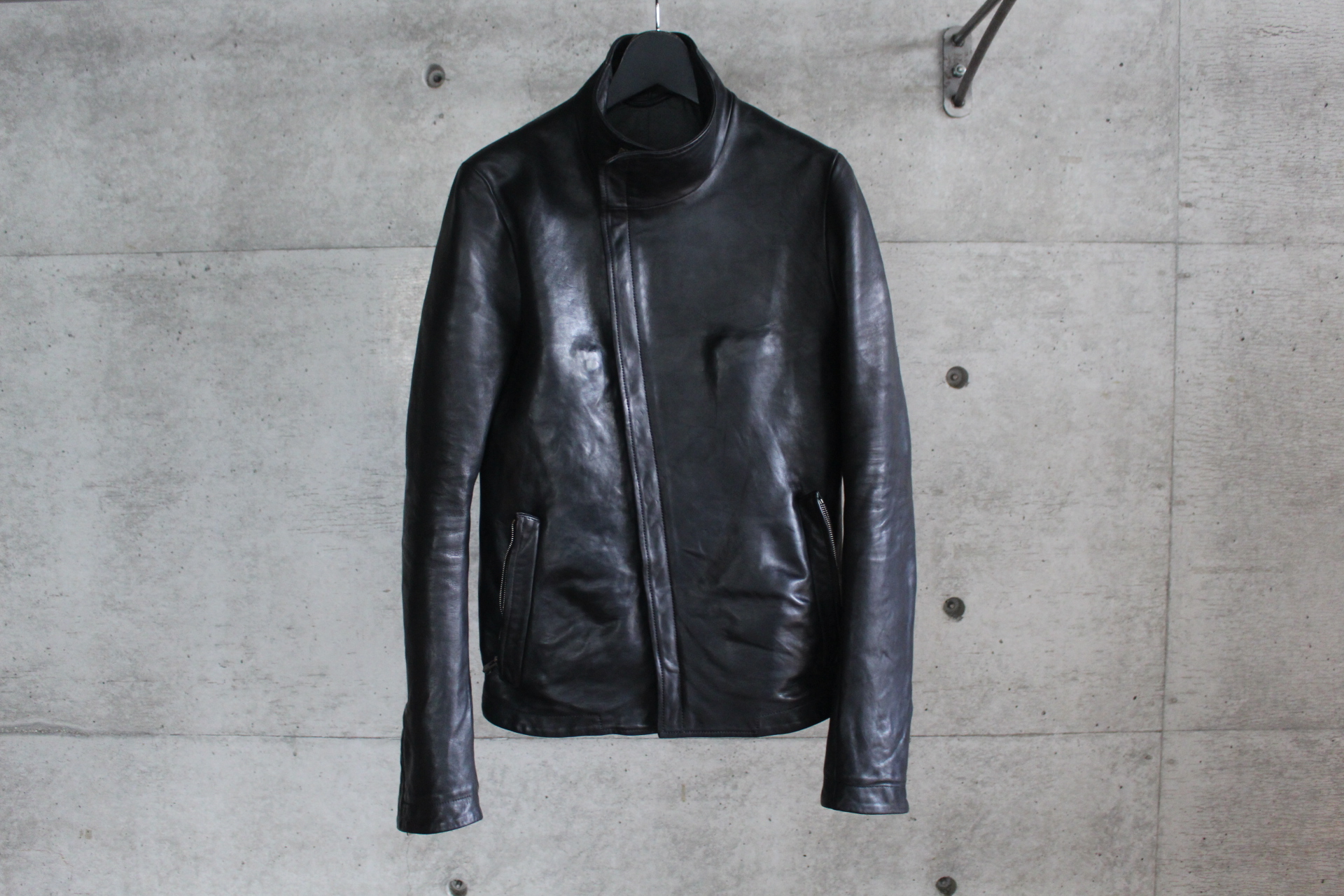 HIGH NECK LEATHER JACKET / CAROL CHRISTIAN POELL | ShelterII BLOG
