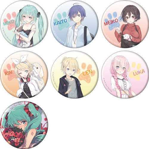 初音ミク 11th 缶バッジ セット 荻pote R_りんご