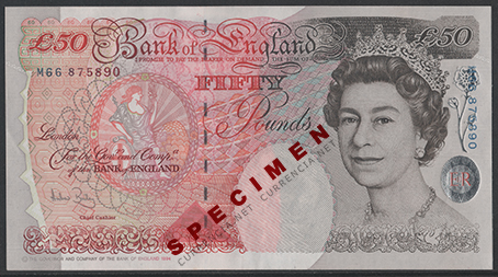 イギリス旧紙幣 ポンド紙幣 £50 £20 イギリス旧紙幣 ポンド紙幣 £50