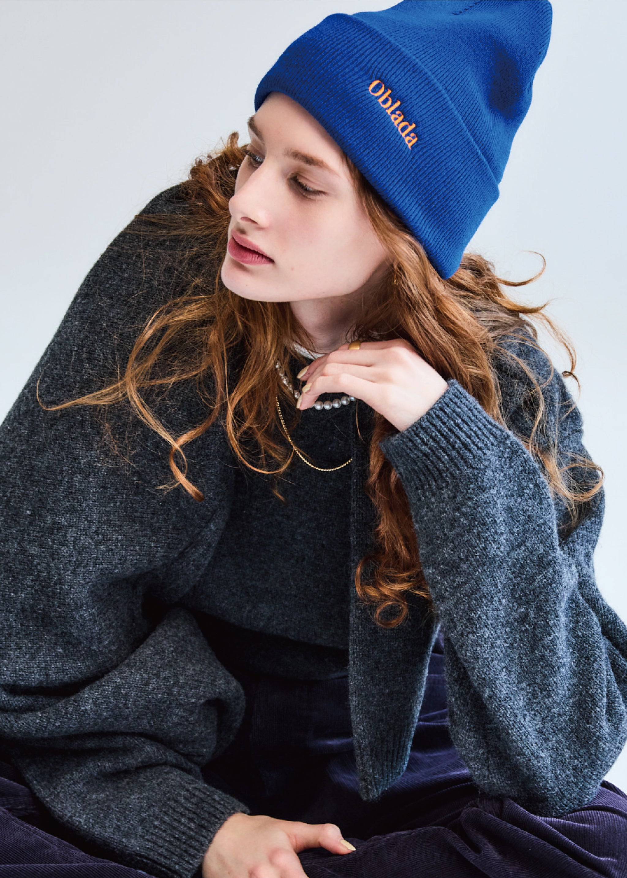 フミカウチダ fumika uchida 新品 モヘアビーニー ニットキャップ