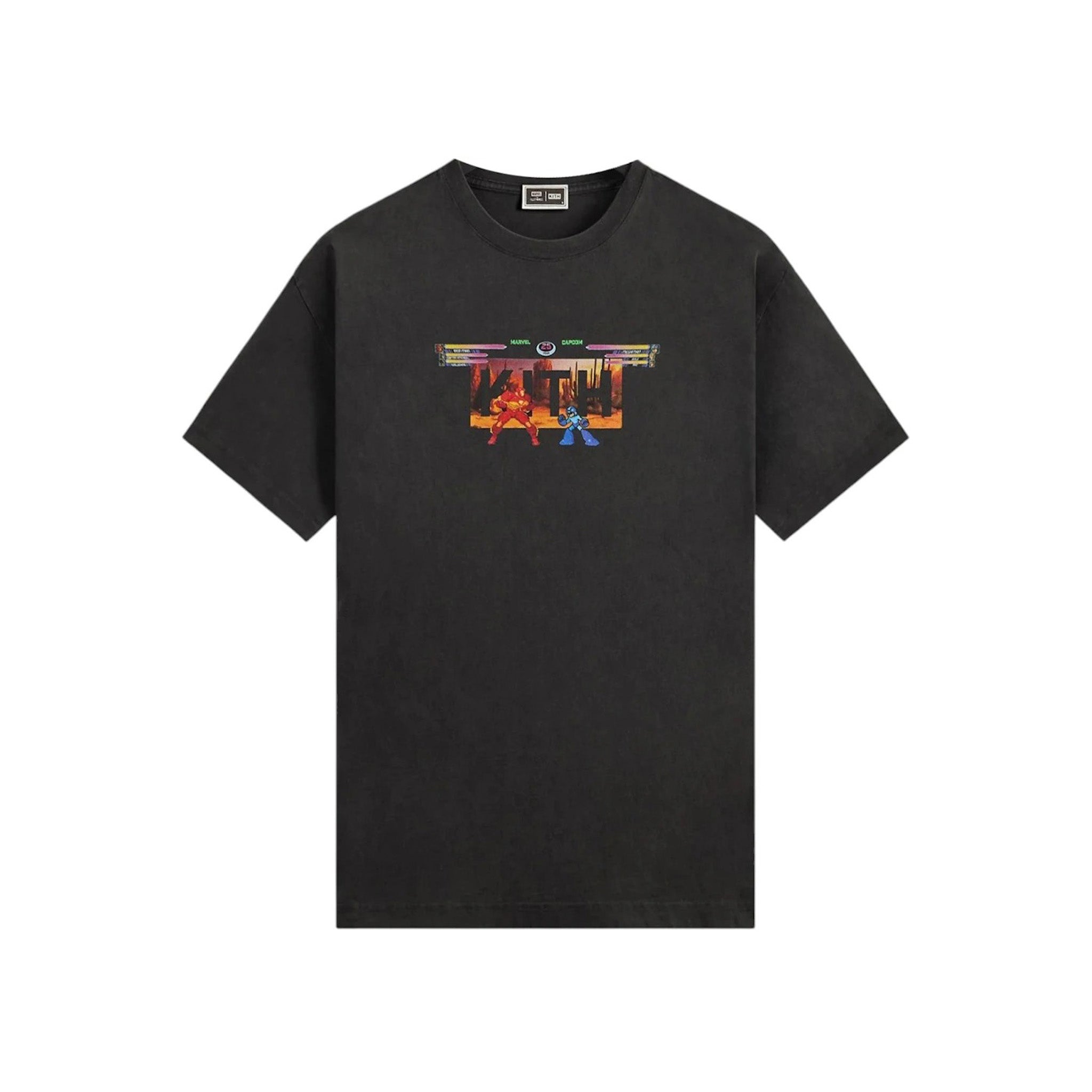 Kith x Marvel vs. Capcom Desert Vintage Tee Black – Common Hype
