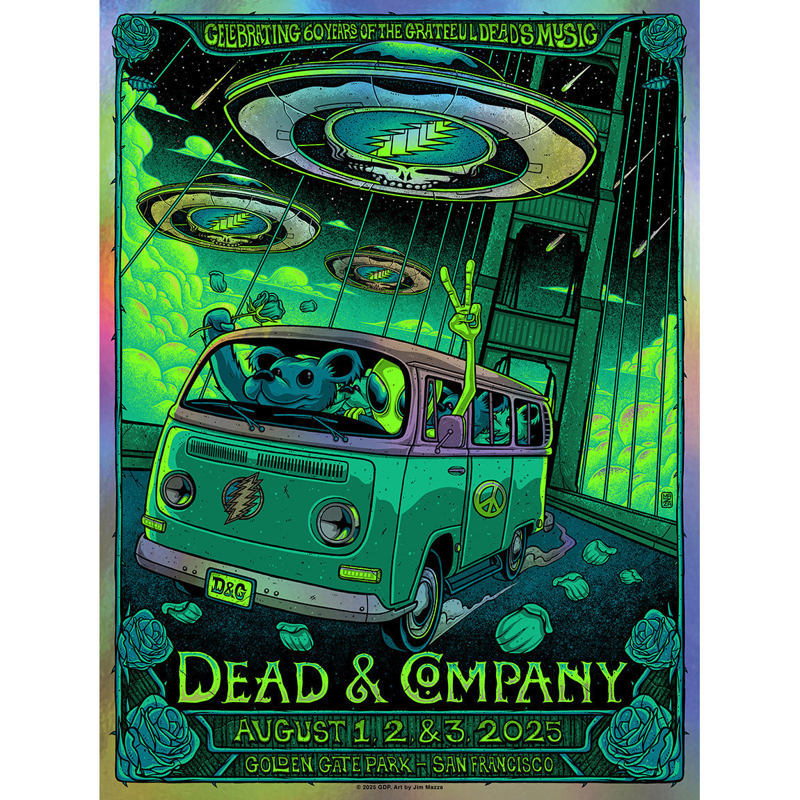 Dead & Company 2018 summer VIP限定ポスター GRATEFUL DEAD & COMPANY