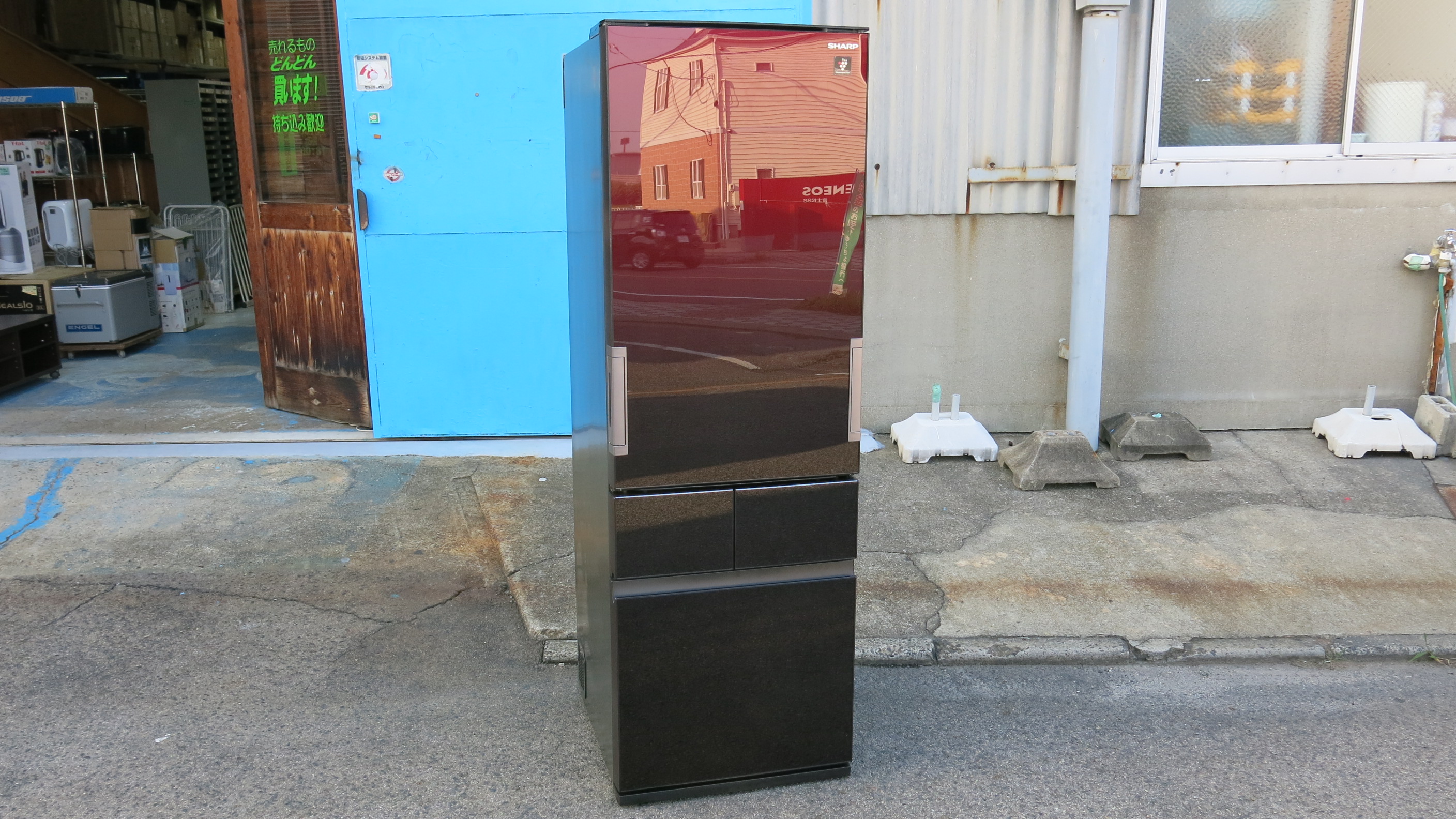 SHARP SJ-GT42D-R 冷蔵庫 415L 2018年製 シャープ 冷凍冷蔵庫 SJ-GT42D